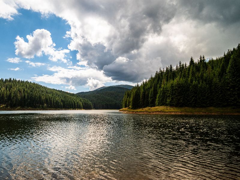 Czech Republic lipno lake