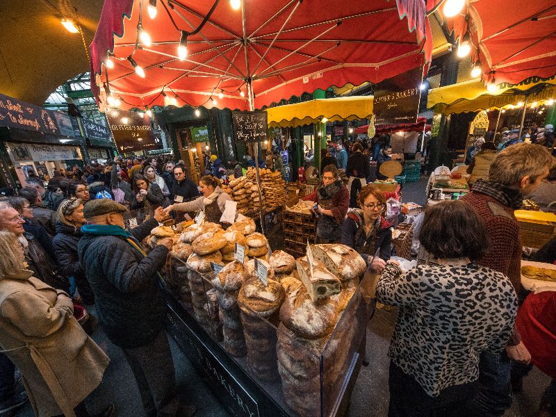United Kingdom london food markets