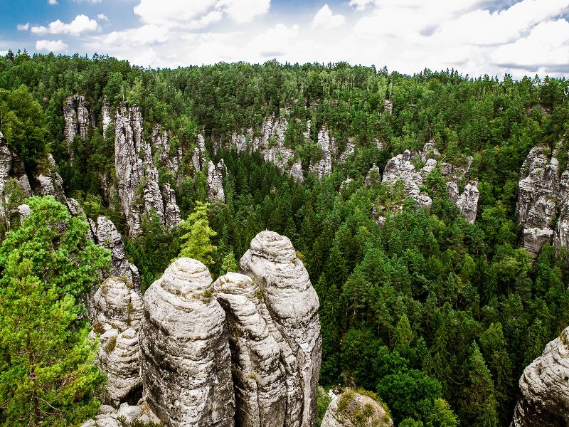 Czech Republic prachov rocks