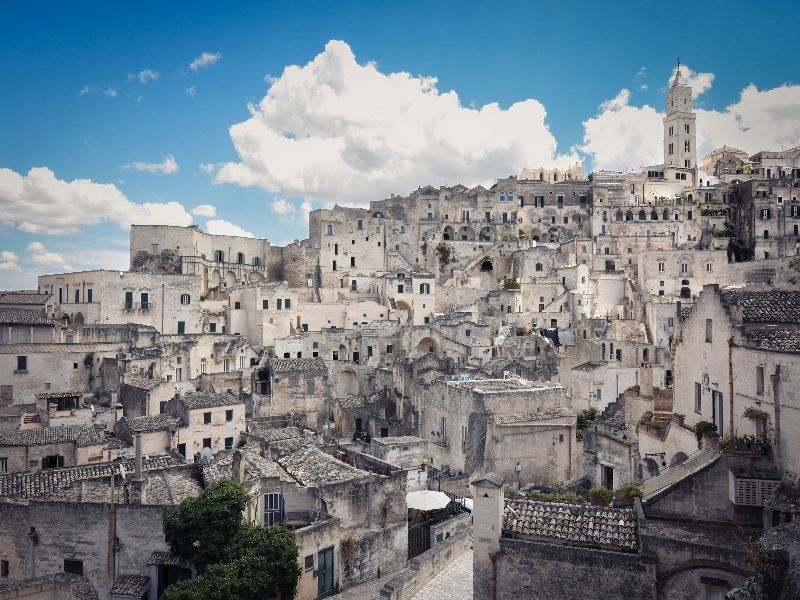 Italy sassi di matera